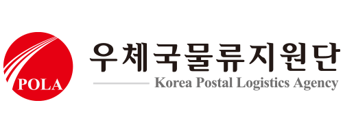 우체국물류지원단 로고